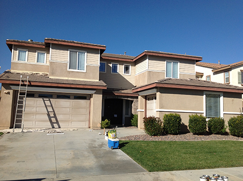 before exterior house painting in Temecula and Murrieta