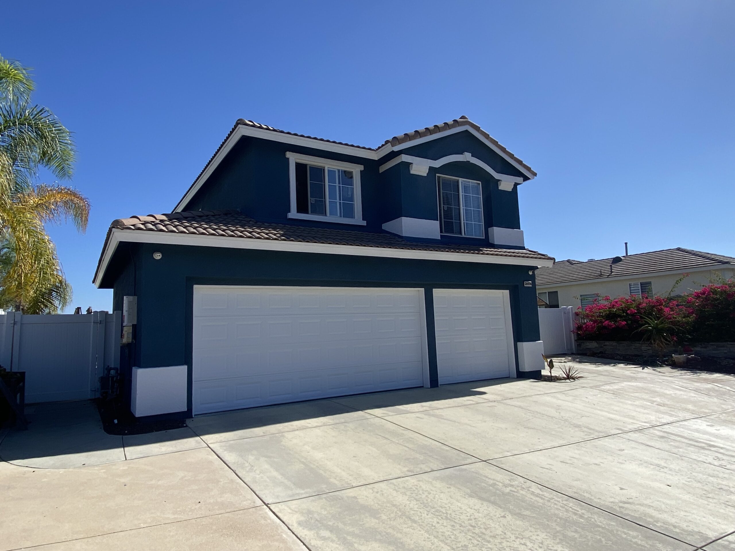 After Full exterior house painting in murrieta ca