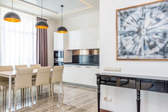 interior of a neat shiny apartment