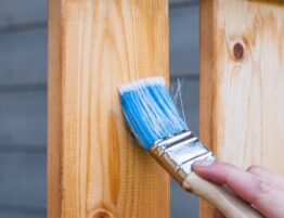 apply blue brush carpentry