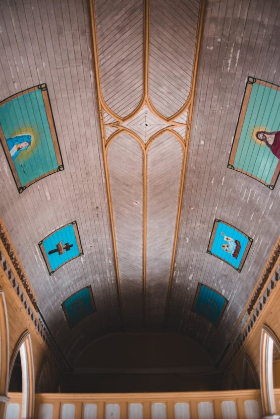 church ceiling