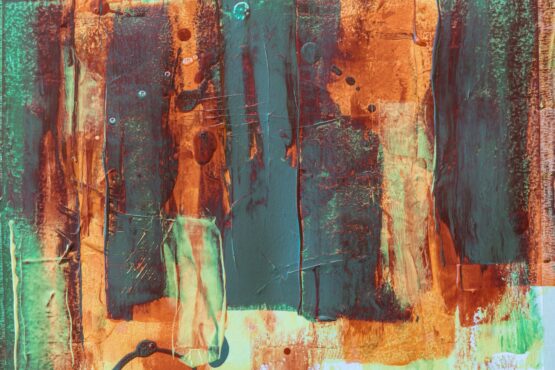 pains in the surface of a wooden fence