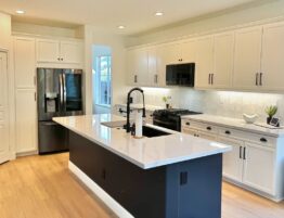 Two tone kitchen cabinets