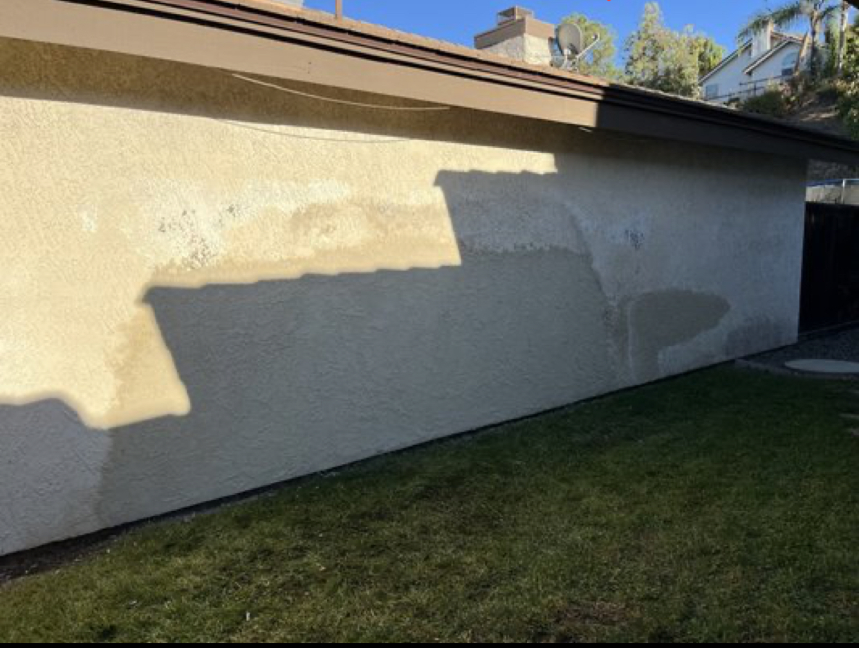 Exterior stucco repair AFTER