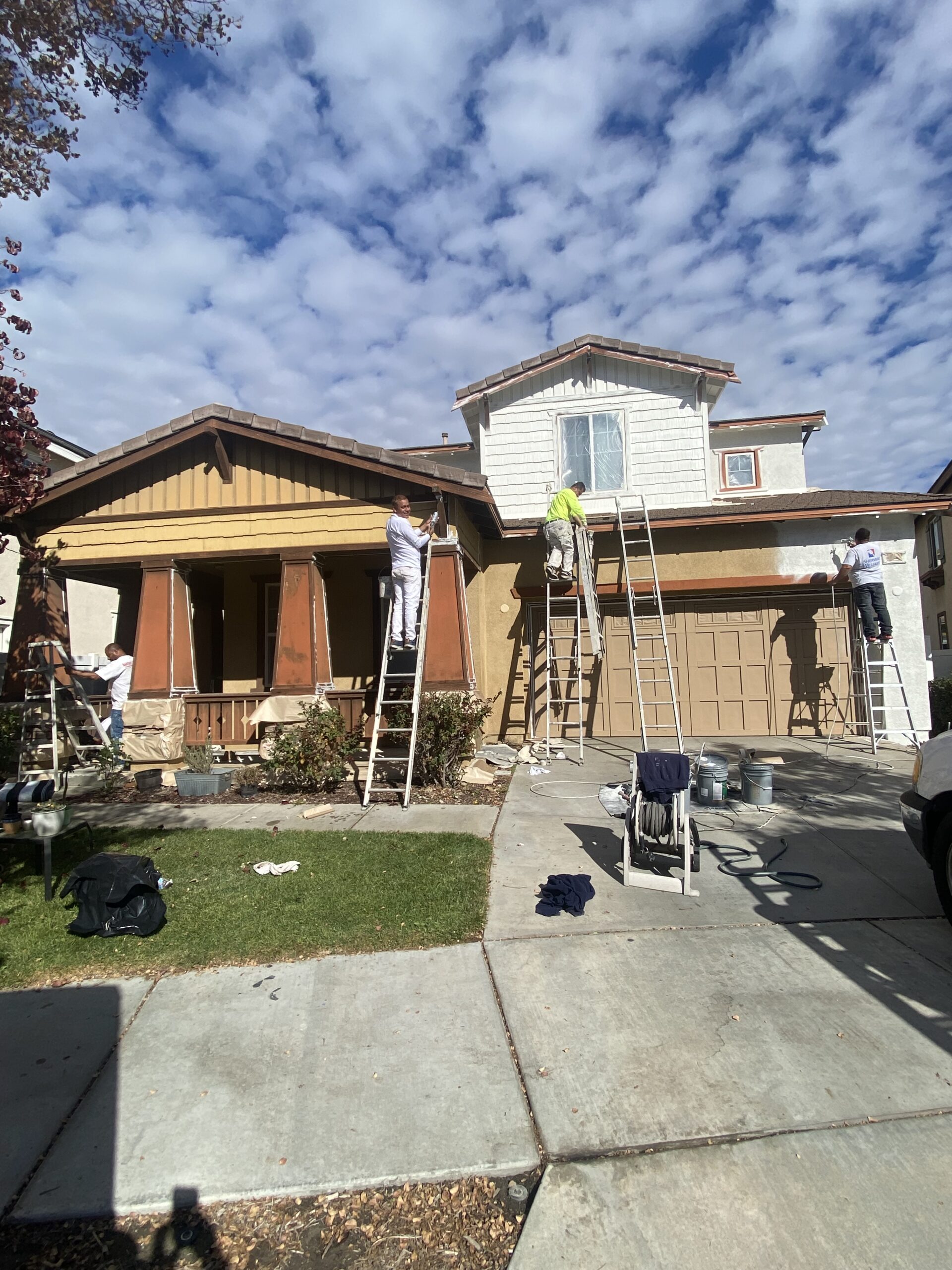 Before exterior home paint Temecula ca