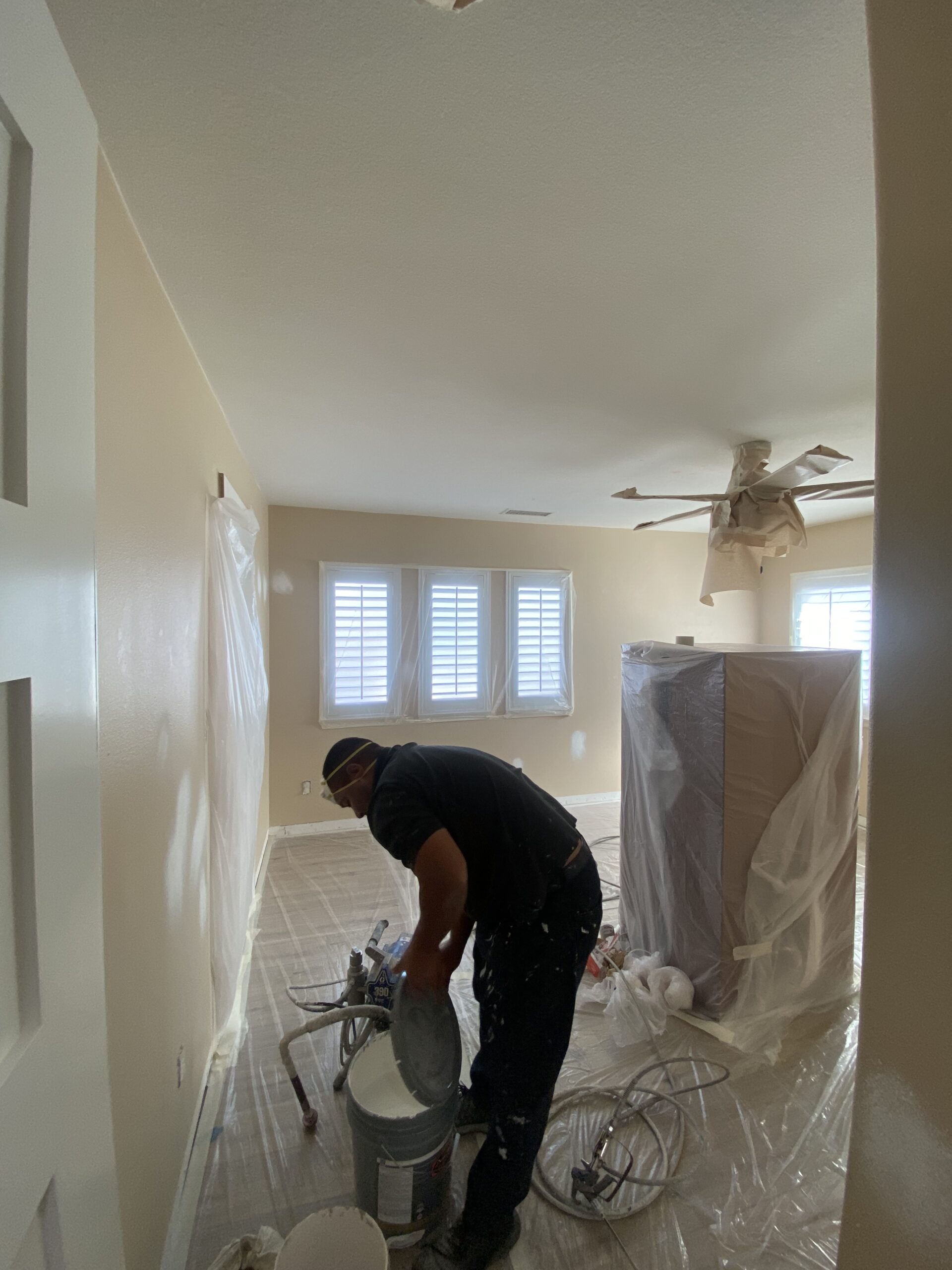 Bedroom repaint before