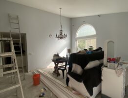 Family room paint before