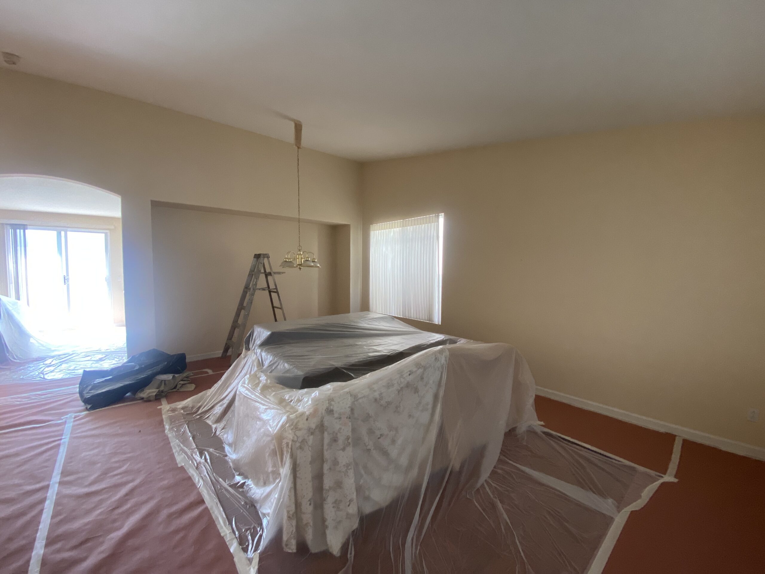 Family room paint before