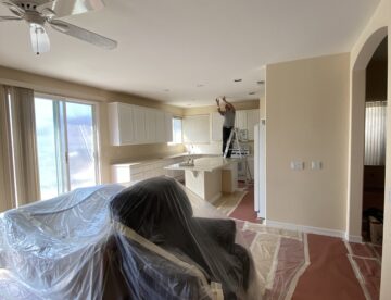 Kitchen repaint before