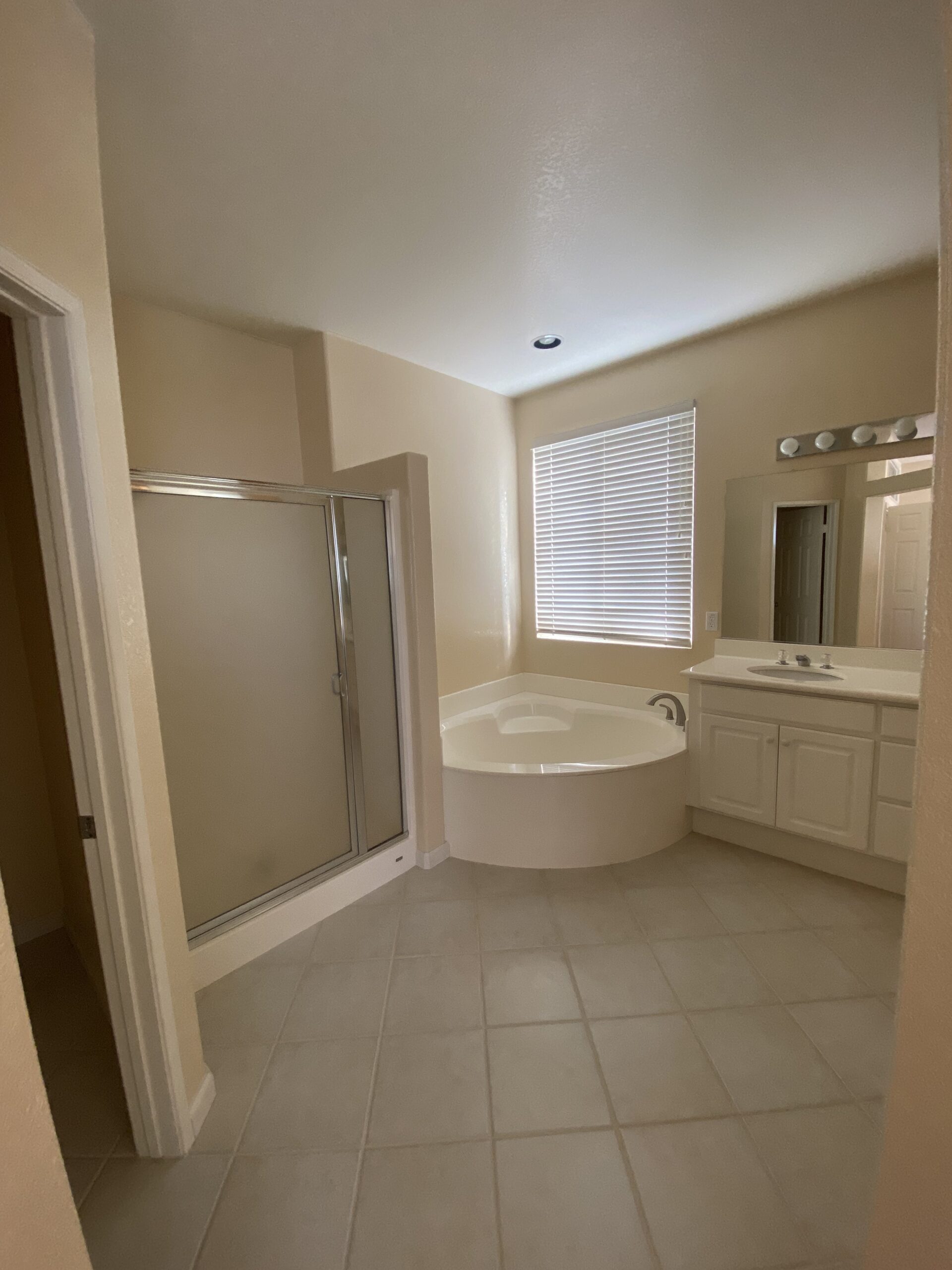 Master bathroom repaint before