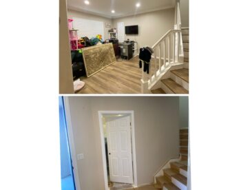 Living room bedroom conversion before and after