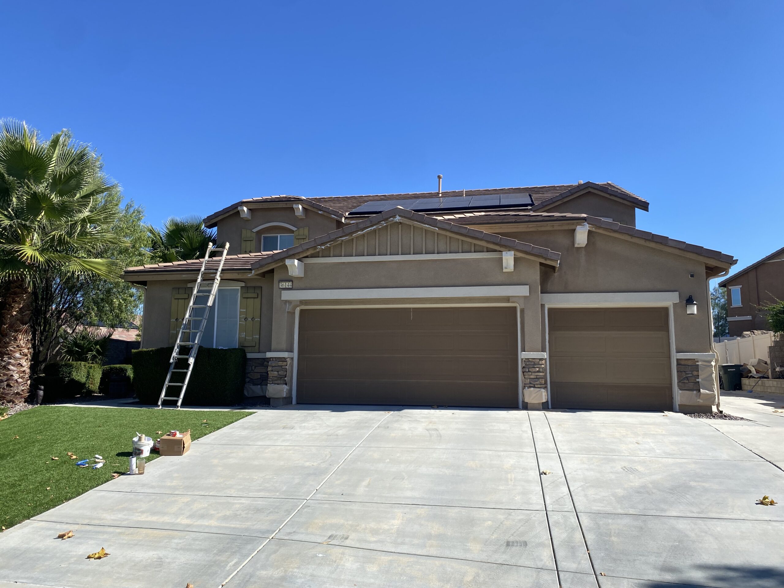 Exterior home painting in murrieta ca before